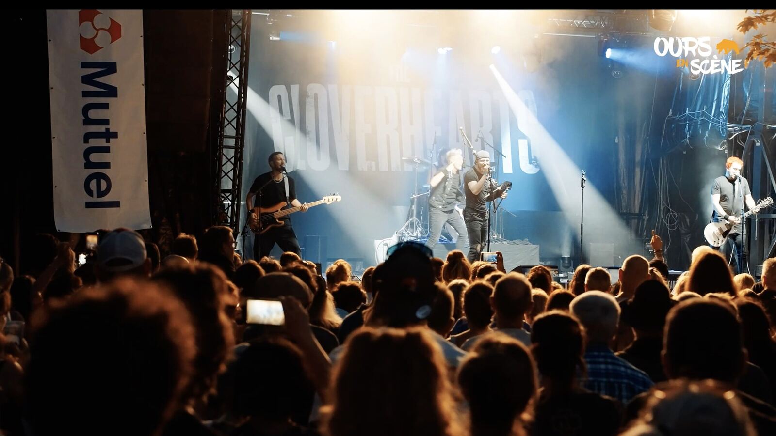 Concert sur la grande scène du festival Ours en scène