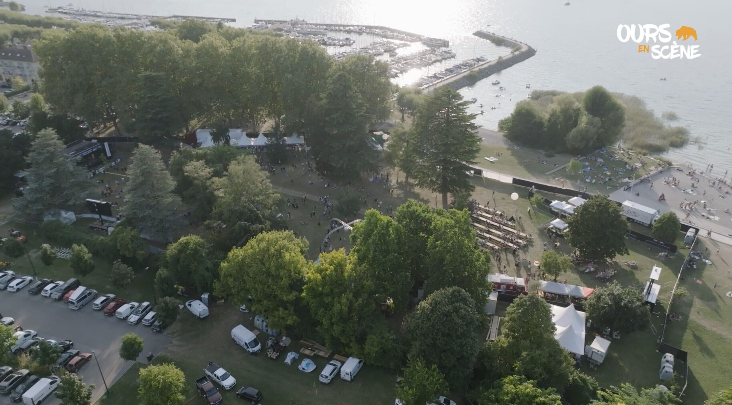Festival en drone Aix les bains Ours en scene