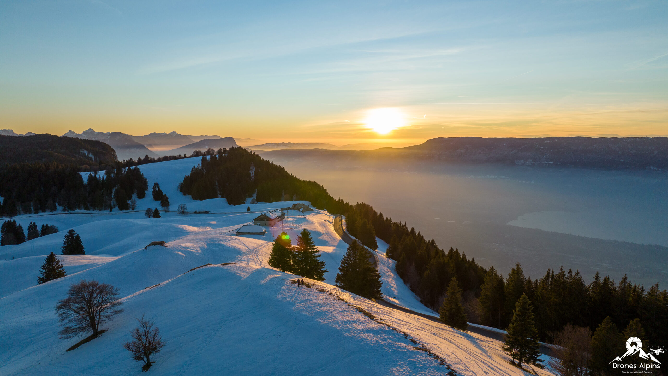 Couché de soleil au Revard